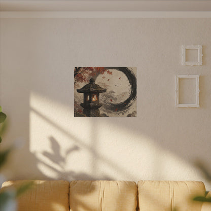 Ma Stone Lantern Canvas Art - Zen Enso