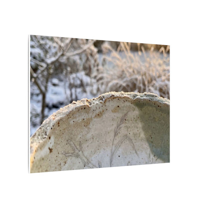 Ceramic Bowl Canvas Art | Winter Japandi Minimal Line Art