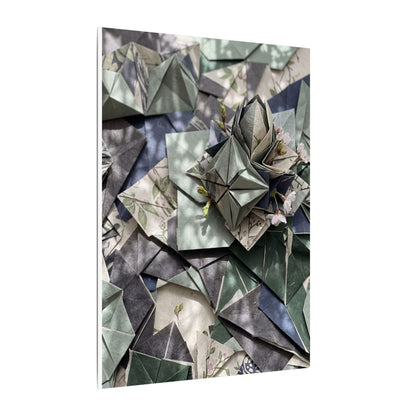 Shibui Paper Fold Canvas Art - Japandi Japanese Pattern