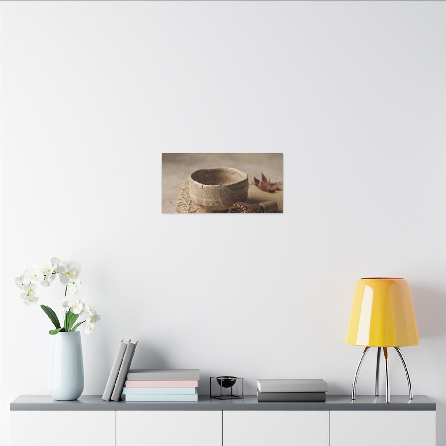 Ma Tea Ceremony Canvas Art - Japandi Texture