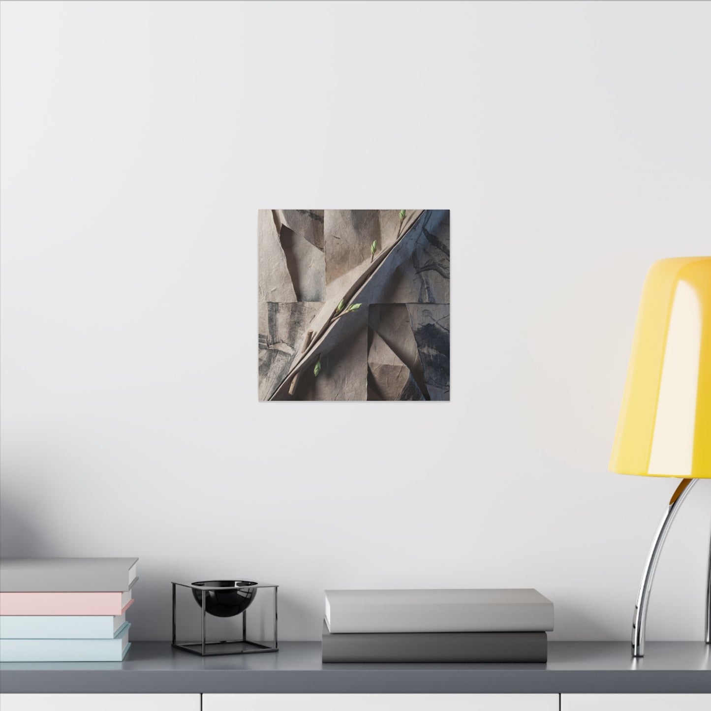 Paper Fold Canvas Art | Spring Japandi Japanese Pattern Art