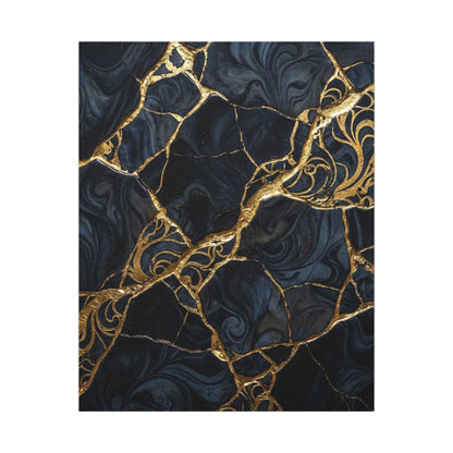 Kintsugi Gold Vein Canvas Art