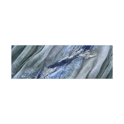 Moonlight Silk Drape Canvas Art - Japandi Mono No Aware