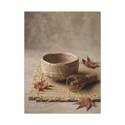 Ma Tea Ceremony Canvas Art - Japandi Texture
