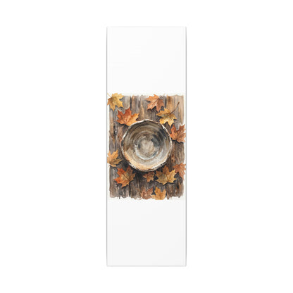 Ma Ceramic Bowl Canvas Art - Japandi Watercolor