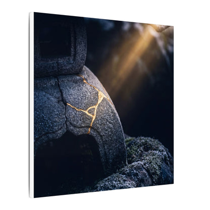 Ma Moonlit Garden Canvas Art - Kintsugi Broken Beauty