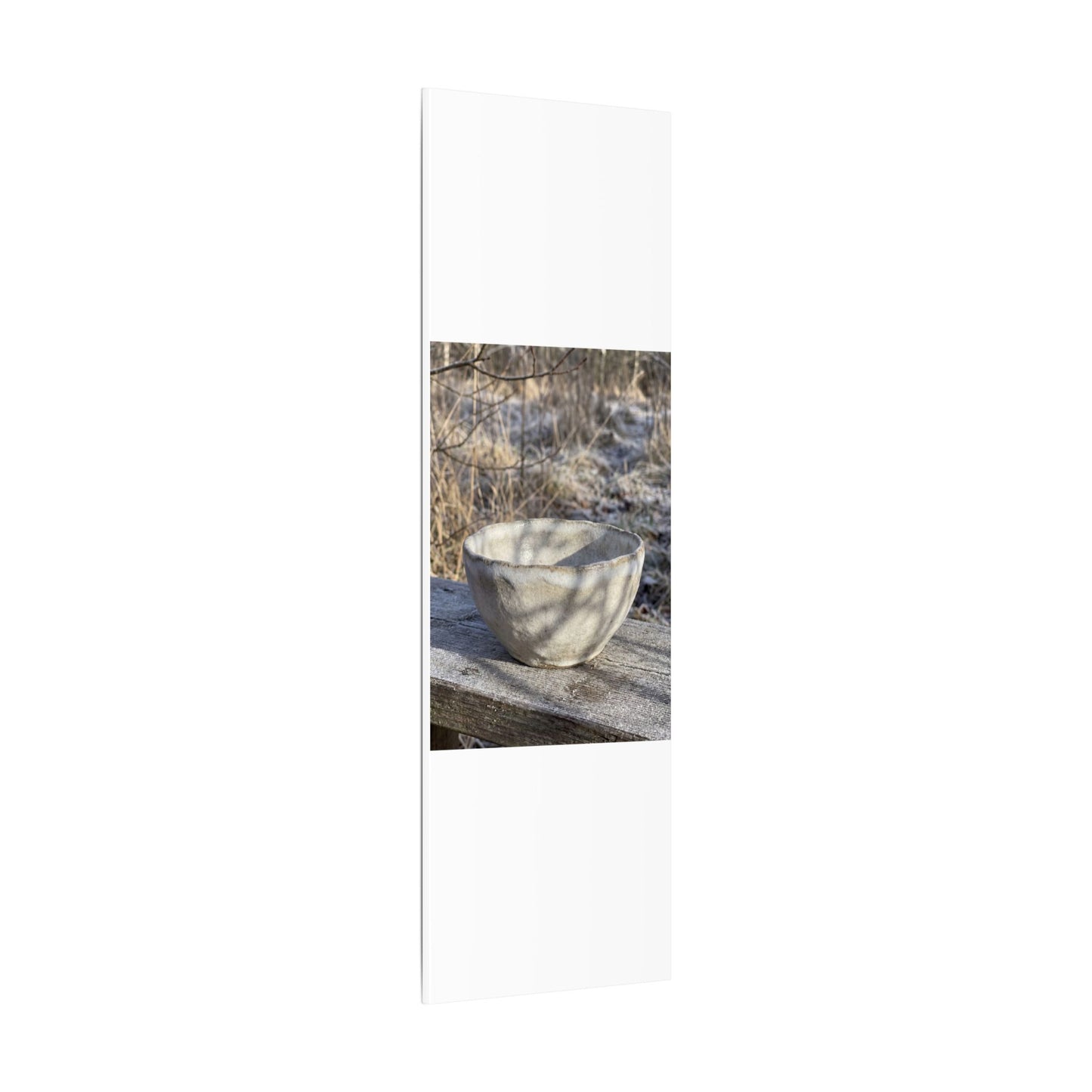 Dappled Ceramic Bowl Canvas Art - Japandi Fukinsei