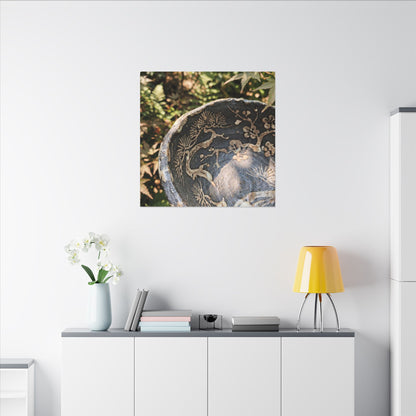 Ceramic Bowl Canvas Art | Summer Japandi Japanese Pattern Art