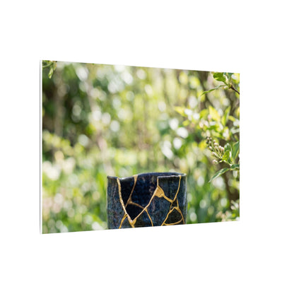 Kintsugi Broken Pottery in Dappled | Broken Beauty Canvas Art