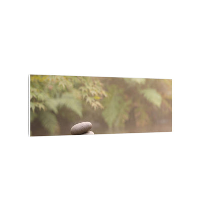 Cozy River Stones Canvas Art - Japanese Pattern Japandi