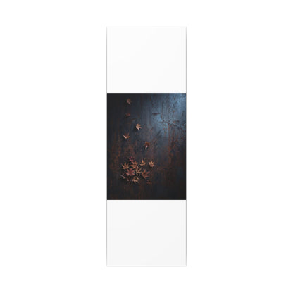Moonlight Rust Patina Canvas Art - Dark Japandi Mono No Aware