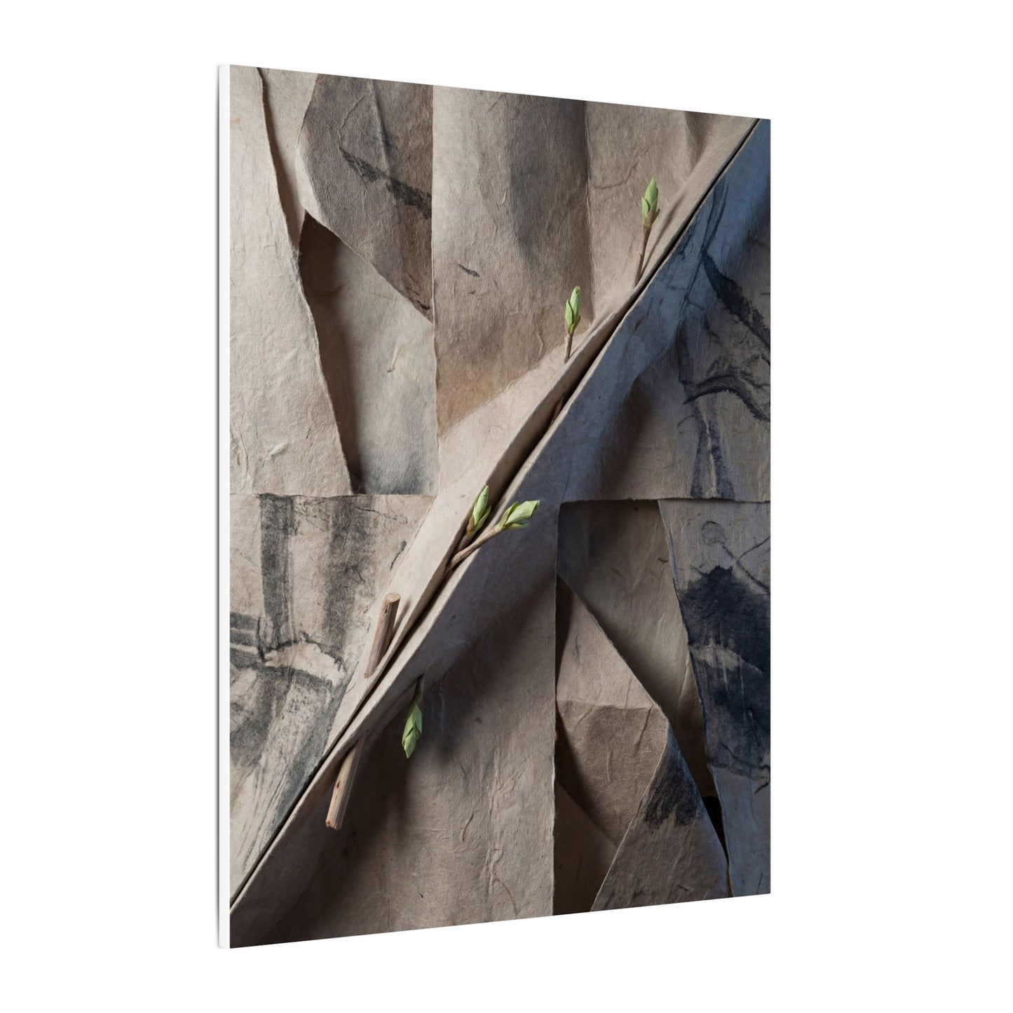 Paper Fold Canvas Art | Spring Japandi Japanese Pattern Art