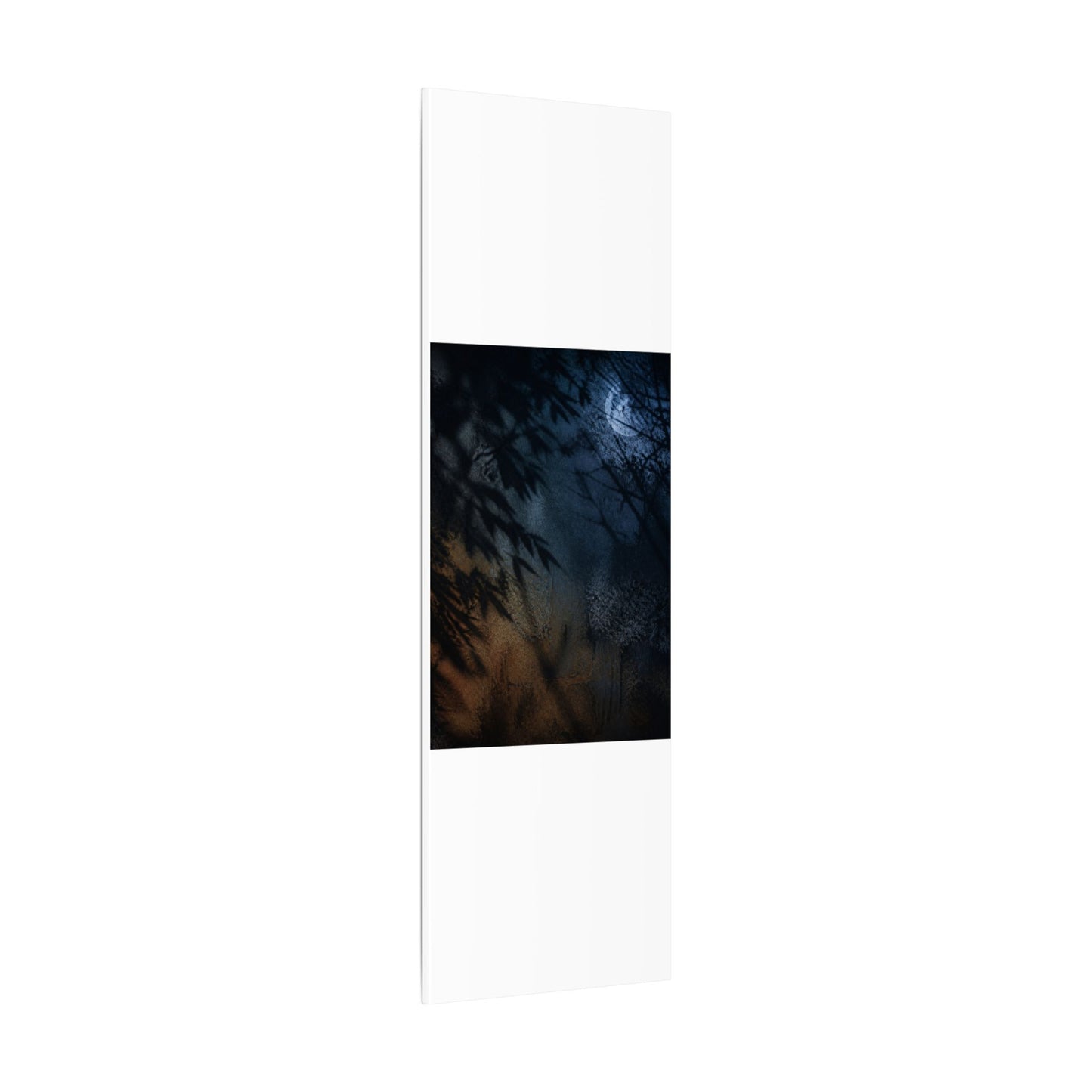 Kanso Shadow Play Canvas Art - Dark Japandi Shadow Zen