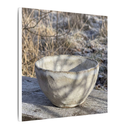 Dappled Ceramic Bowl Canvas Art - Japandi Fukinsei
