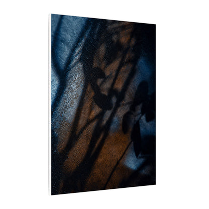 Moonlight Shadow Play Canvas Art - Dark Japandi Ma