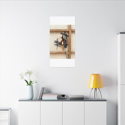 Winter Shoji Screen Broken Beauty Canvas Art | Resilient Decor