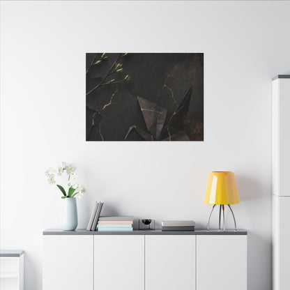 Paper Fold Canvas Art | Spring Kintsugi Broken Beauty Art