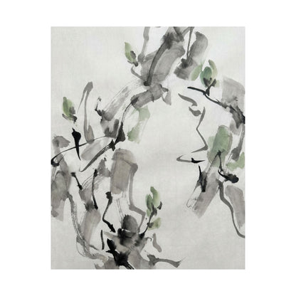 Overcast Ink Brushstroke Wall Art Print - Zen Ma