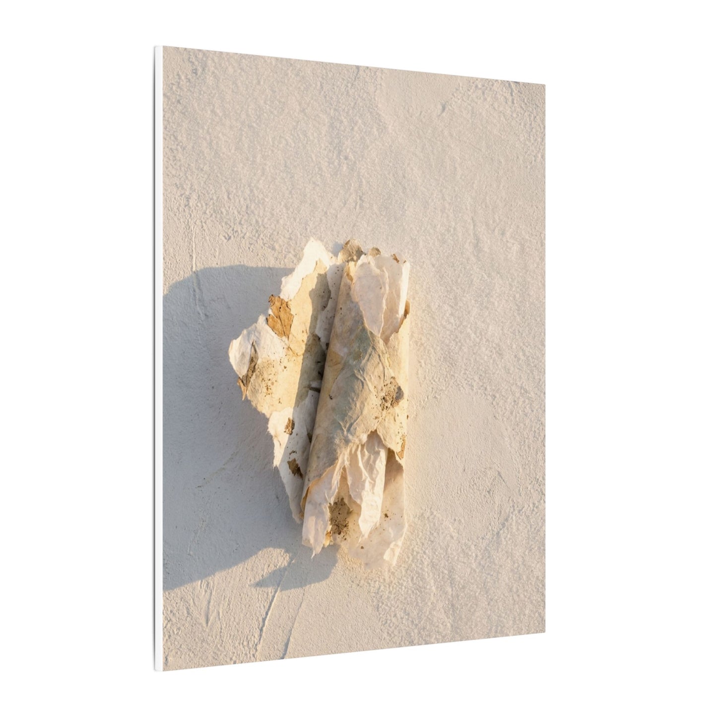 Paper Fold Canvas Art | Winter Japandi Texture Art