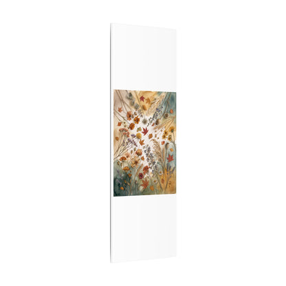 Dried Flowers Canvas Art | Autumn Japandi Watercolor Art