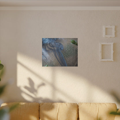 Spring Incense Smoke Japanese Pattern Canvas Art | Neutral Decor