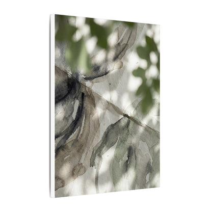 Spring Paper Fold Watercolor Canvas Art | Warm Decor