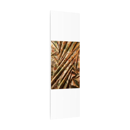 Paper Fold Autumn Canvas Art | Japandi Earthy Design