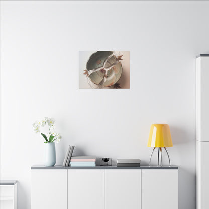 Dawn Ceramic Bowl Canvas Art - Japandi Fukinsei