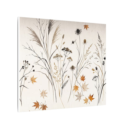Dawn Dried Flowers Canvas Art - Japandi Kanso
