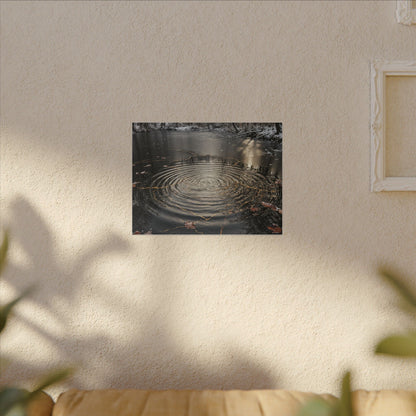 Water Ripple Broken Beauty Canvas Art | Artful Kintsugi Art