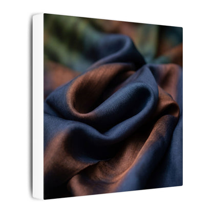 Summer Silk Drape Shadow Zen Canvas Art | Sophisticated Decor