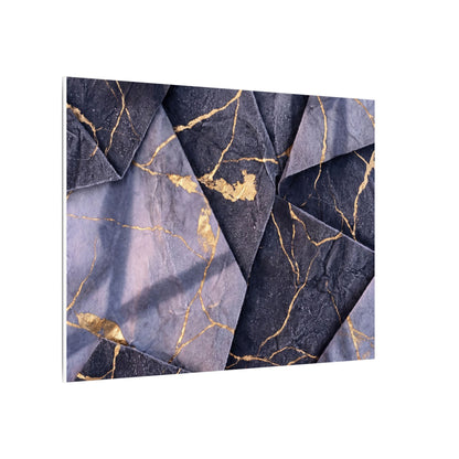 Seijaku Paper Fold Canvas Art - Kintsugi Gold Vein