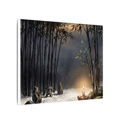 Tranquil Bamboo Grove Canvas Art - Karesansui Zen