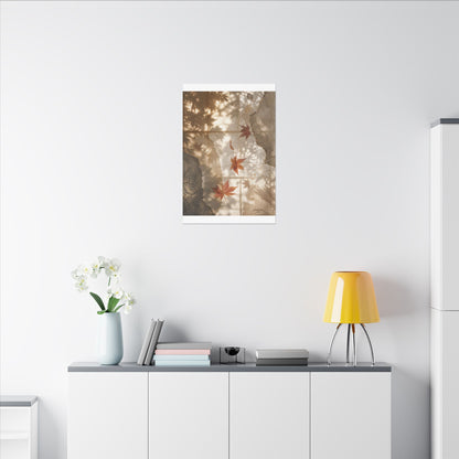 Datsuzoku Shoji Screen Canvas Art - Japandi Japanese Pattern