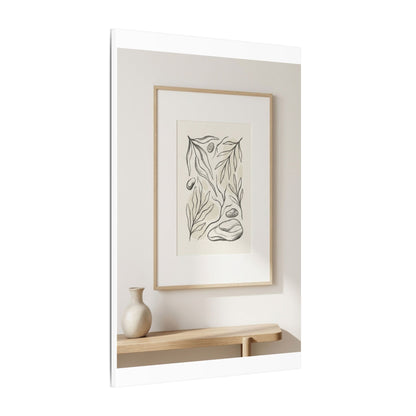 Japandi Charcoal Canvas Art