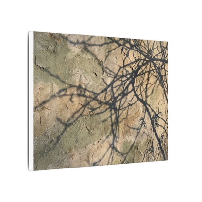 Japandi Shadow Play in Golden Hour | Texture Canvas Art