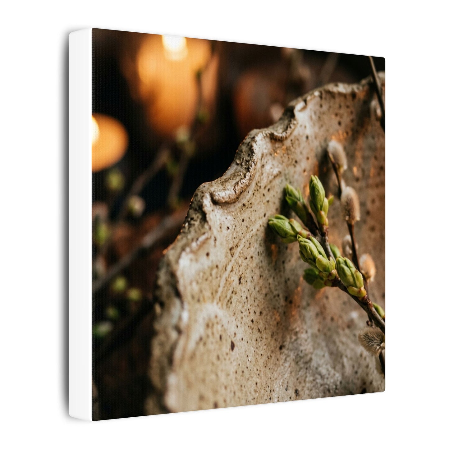 Overcast Ceramic Bowl Canvas Art - Japandi Ma
