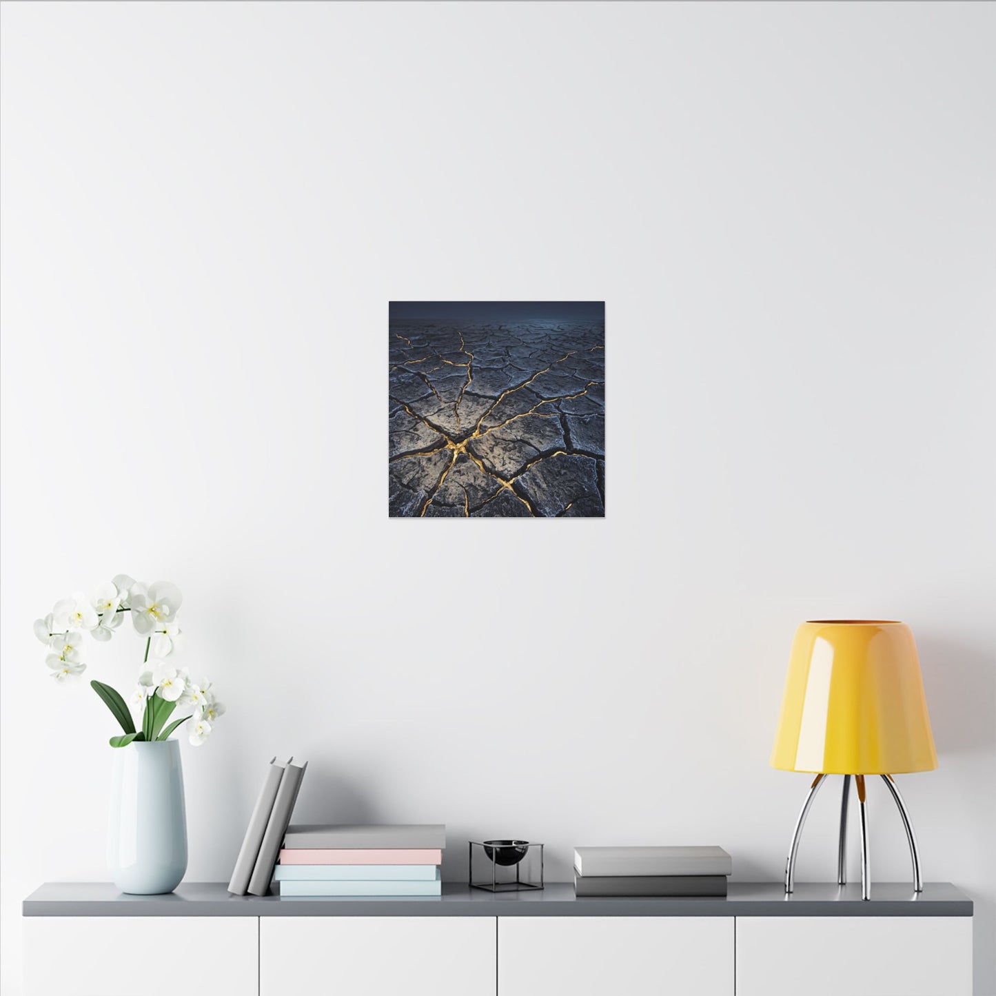Cracked Earth Broken Beauty Canvas Art | Artful Kintsugi Art