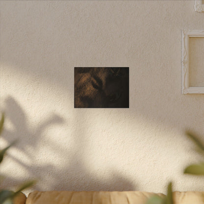Candlelight Shadow Play Canvas Art - Dark Japandi Ma
