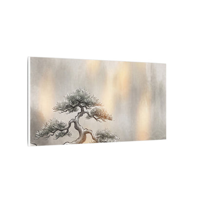 Pine Tree Canvas Art | Winter Japandi Japanese Pattern Art