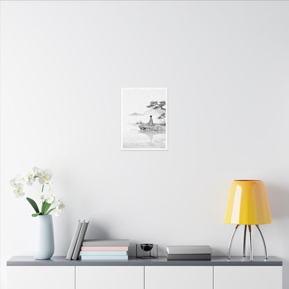 Meditation Harmonious Zen Ukiyo-e Canvas Art