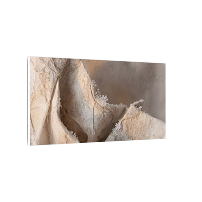 Japandi Paper Fold in Candlelight | Watercolor Canvas Art