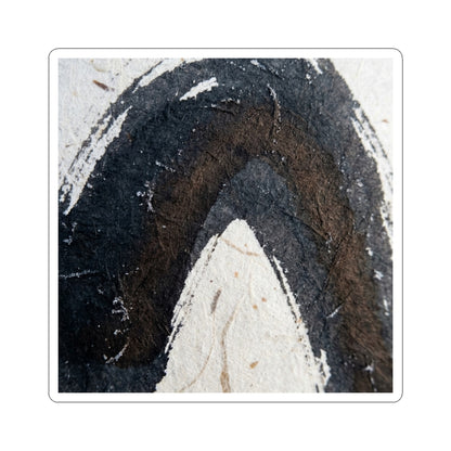 Winter Ink Brushstroke Moody Minimal Sticker | Luxurious Decor