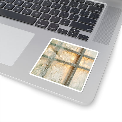 Shoji Screen Watercolor Sticker | Elegant Japandi Art Art Print