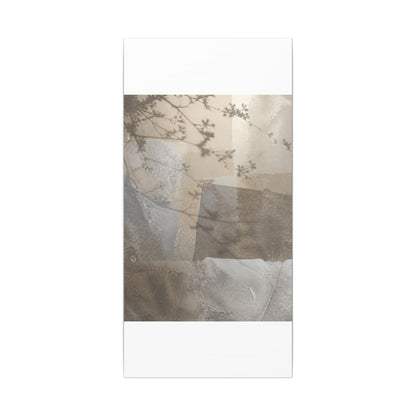 Neutral Shadow Play Canvas Art - Texture Japandi