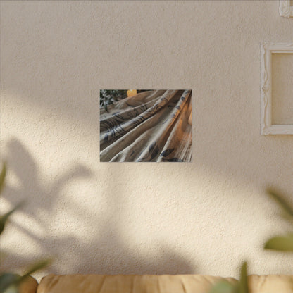 Fukinsei Silk Drape Canvas Art - Japandi Japanese Pattern