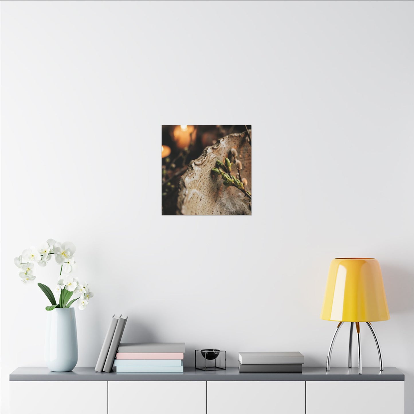 Overcast Ceramic Bowl Canvas Art - Japandi Ma
