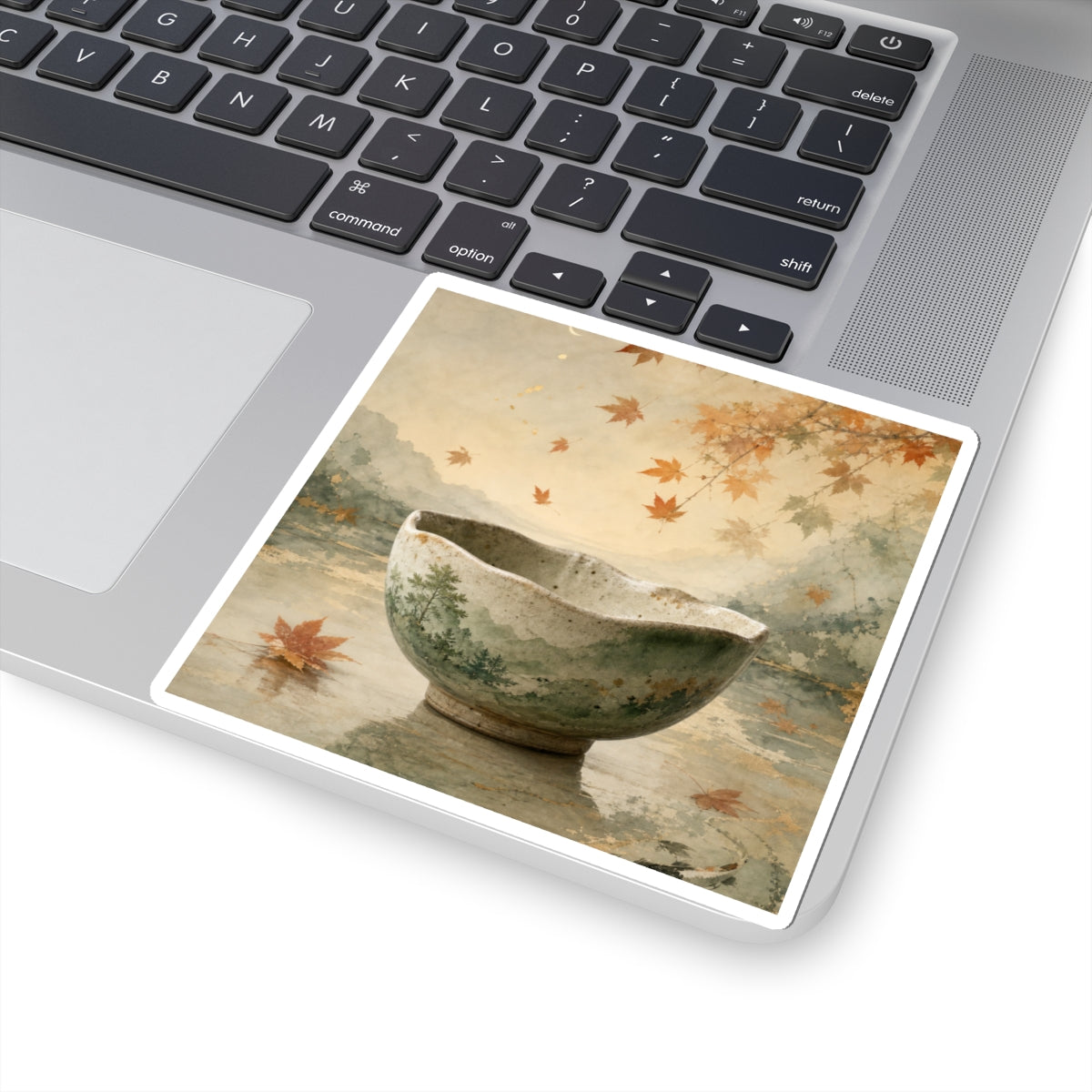 Datsuzoku Ceramic Bowl Sticker - Japandi Watercolor
