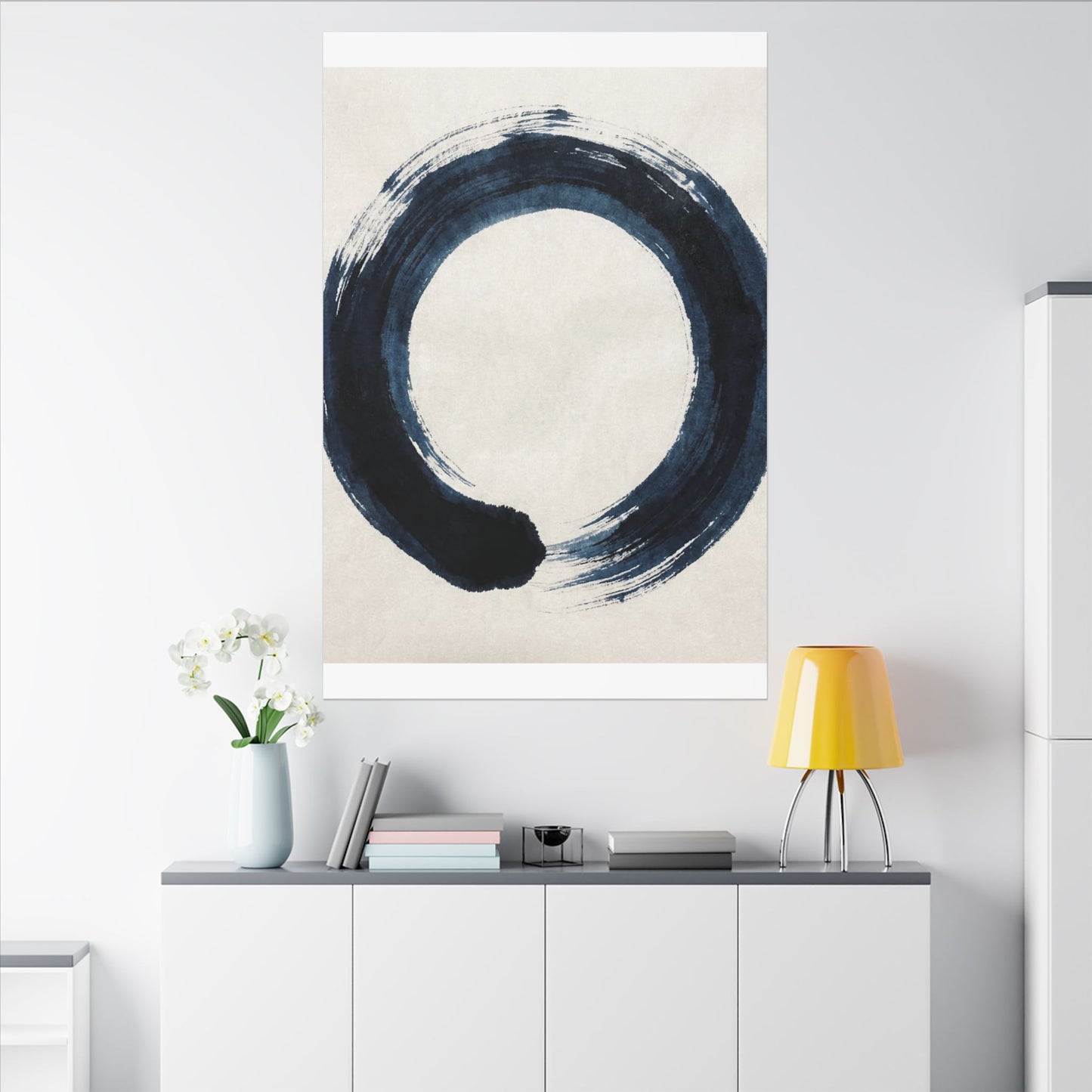 Balanced Meditation Zen Enso Canvas Art