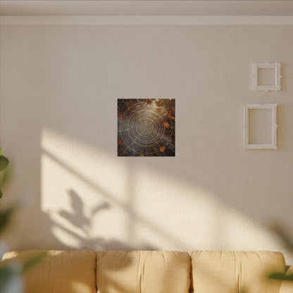 Artful Water Ripple Canvas Art - Gold Vein Kintsugi